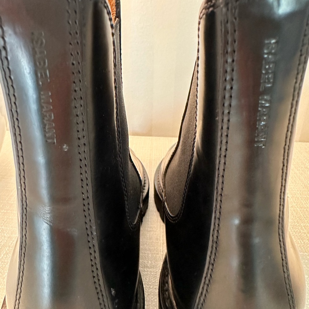 Isabel marant, castay leather Chelsea boots, size 37 - Picture 6 of 7
